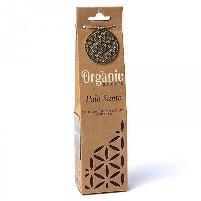 Organic Goodness Palo Santo Βιολογικοί (κώνοι + βάση) Αρωματικά στικ